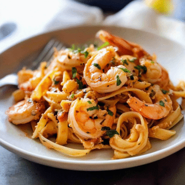 Spicy Chilli Prawn Pasta (Shrimp)