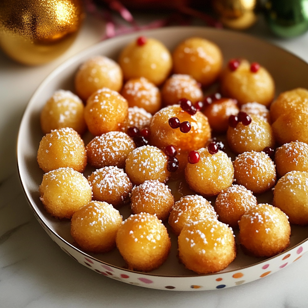 Struffoli (Italian Honey Balls)