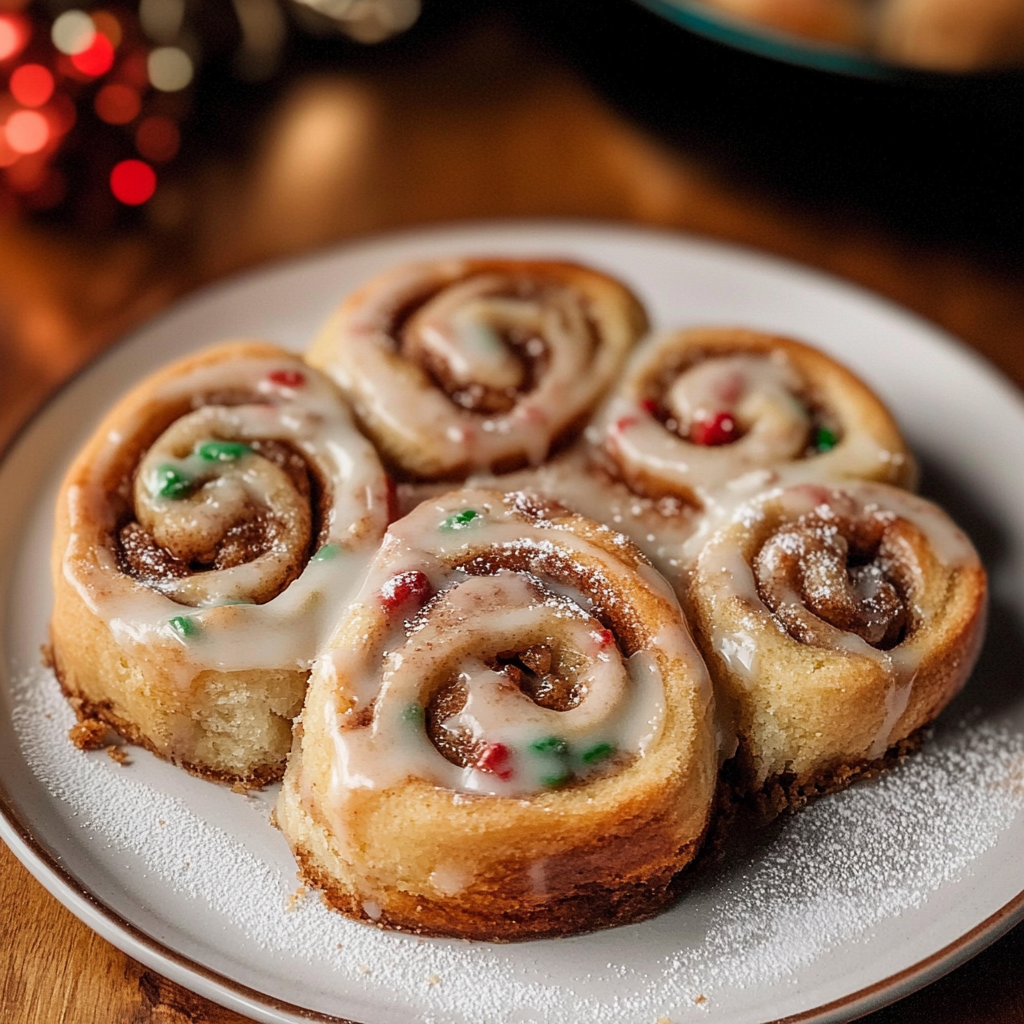 Sugar Cookie Cinnamon Rolls