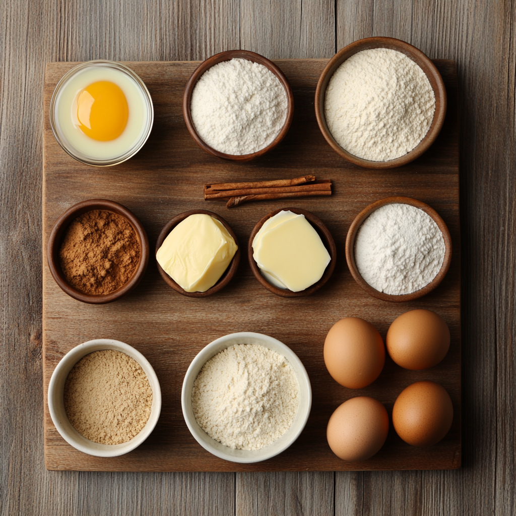 Sugar Cookie Cinnamon Rolls ingredients