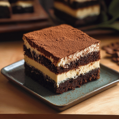 Tiramisu Brownies