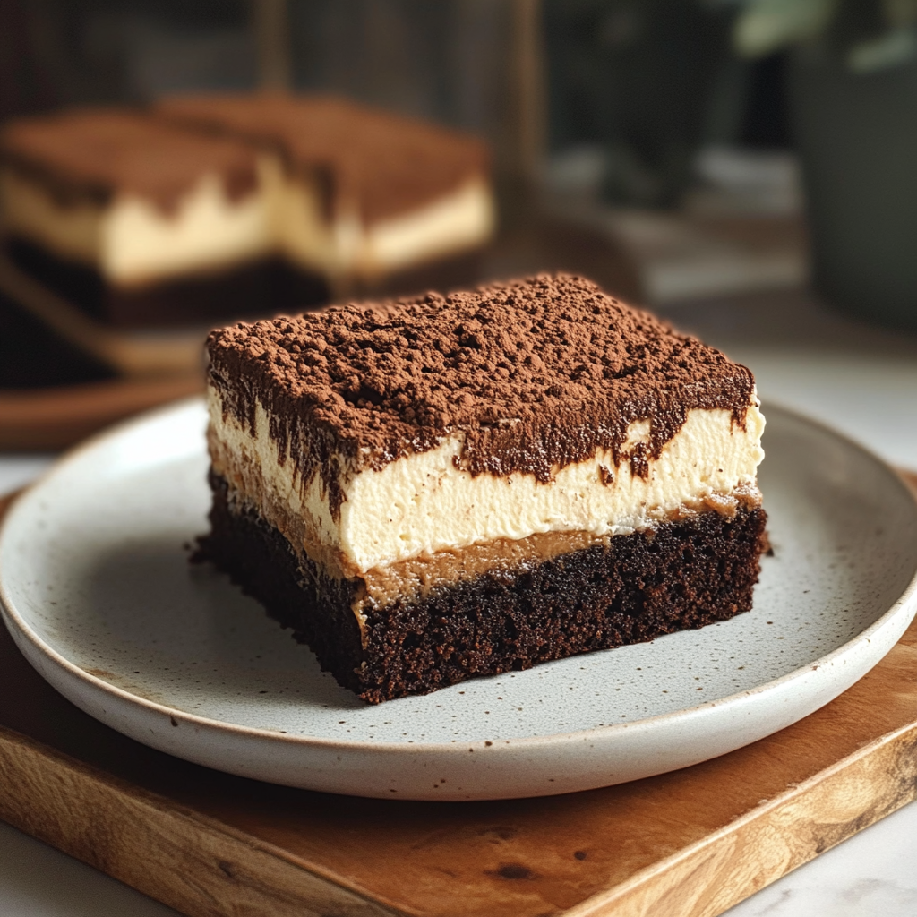Tiramisu Brownies