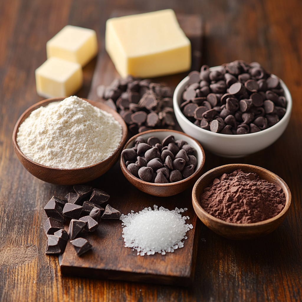 Salted Chocolate Sablé Cookies