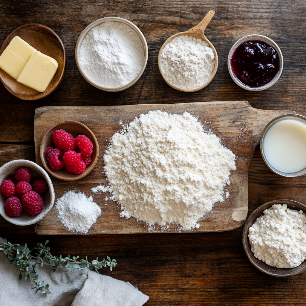 Vegan Jam Tarts ingredients