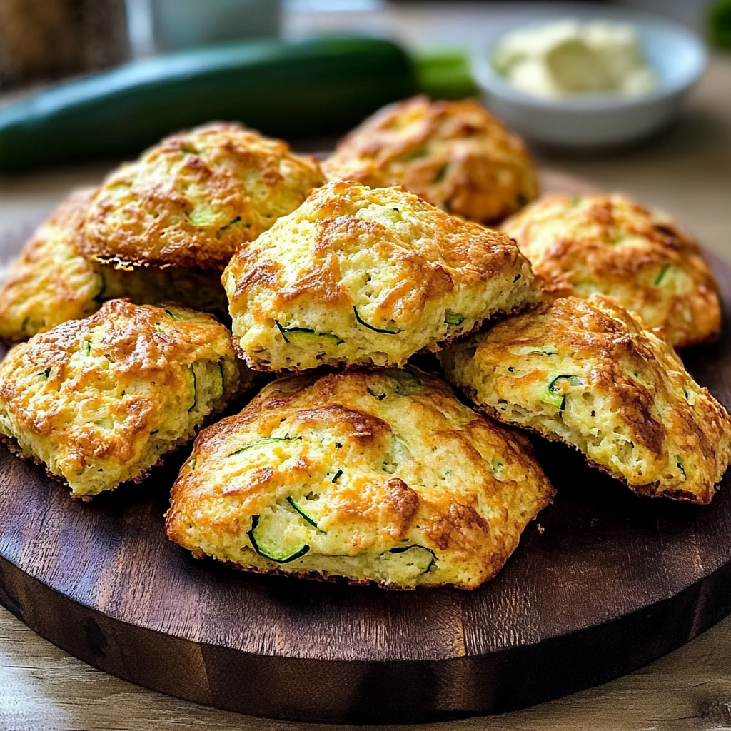 Zucchini Cheddar Scones
