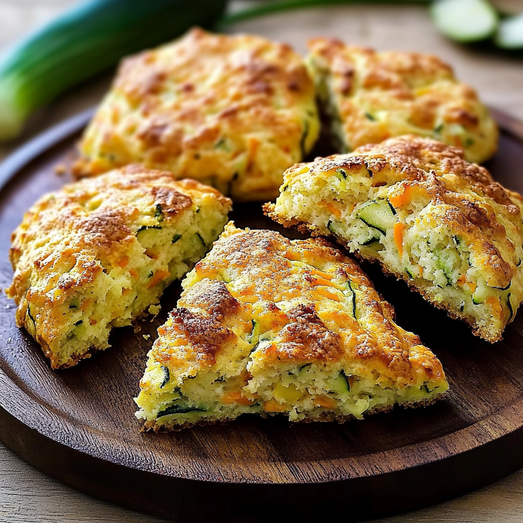Zucchini Cheddar Scones