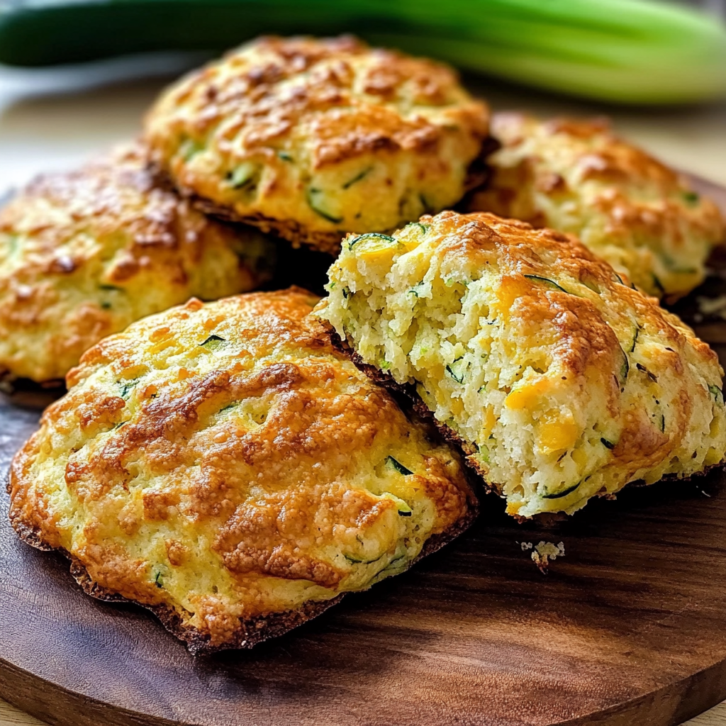 Zucchini Cheddar Scones