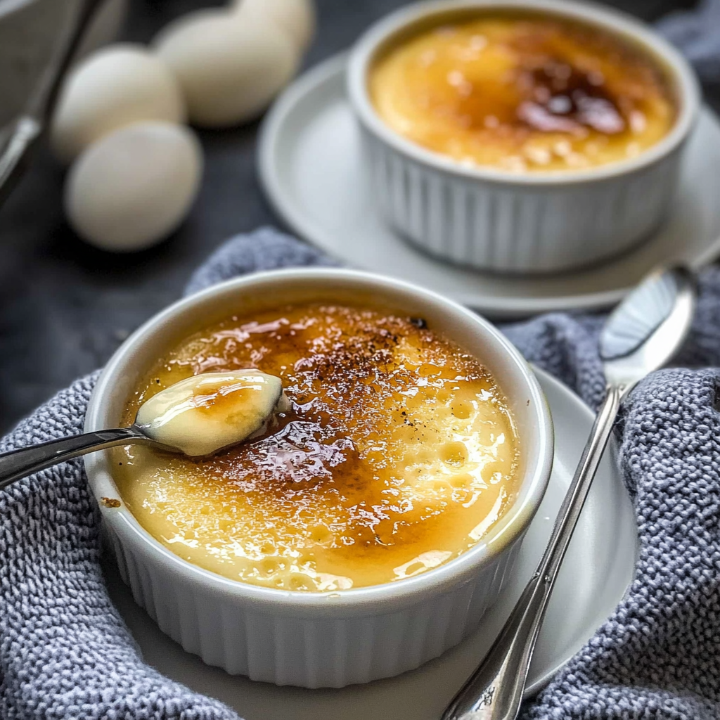 Eggnog Crème Brûlée