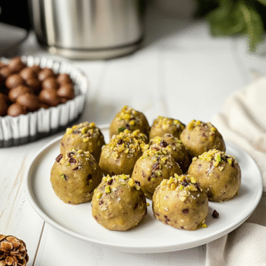 Christmas Pistachio Truffles