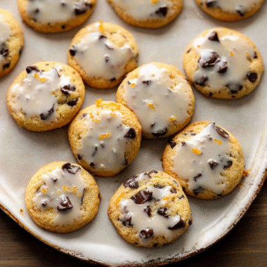 Christmas Orange Chocolate Chip Ricotta Cookies