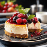 Christmas Chai-Spiced White Chocolate Cheesecake