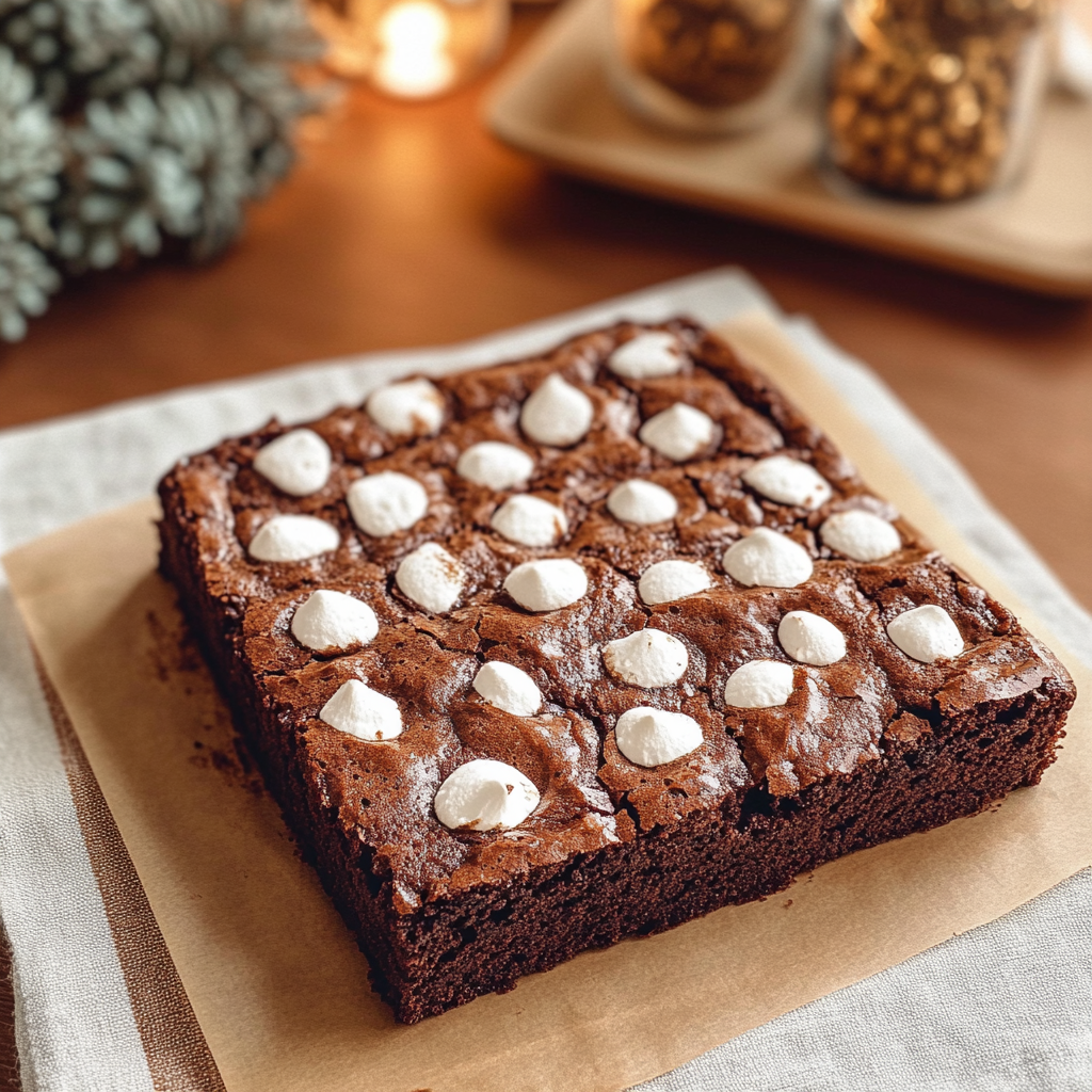 Hot Chocolate Brownies