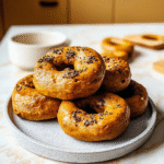 Holiday High Protein Pumpkin Bagels