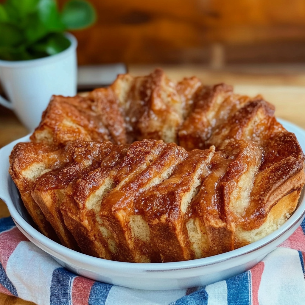 Holiday Gluten Free Cinnamon Pull Apart Bread