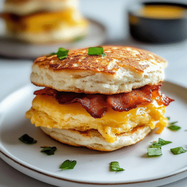 Biscuit Breakfast Sandwiches
