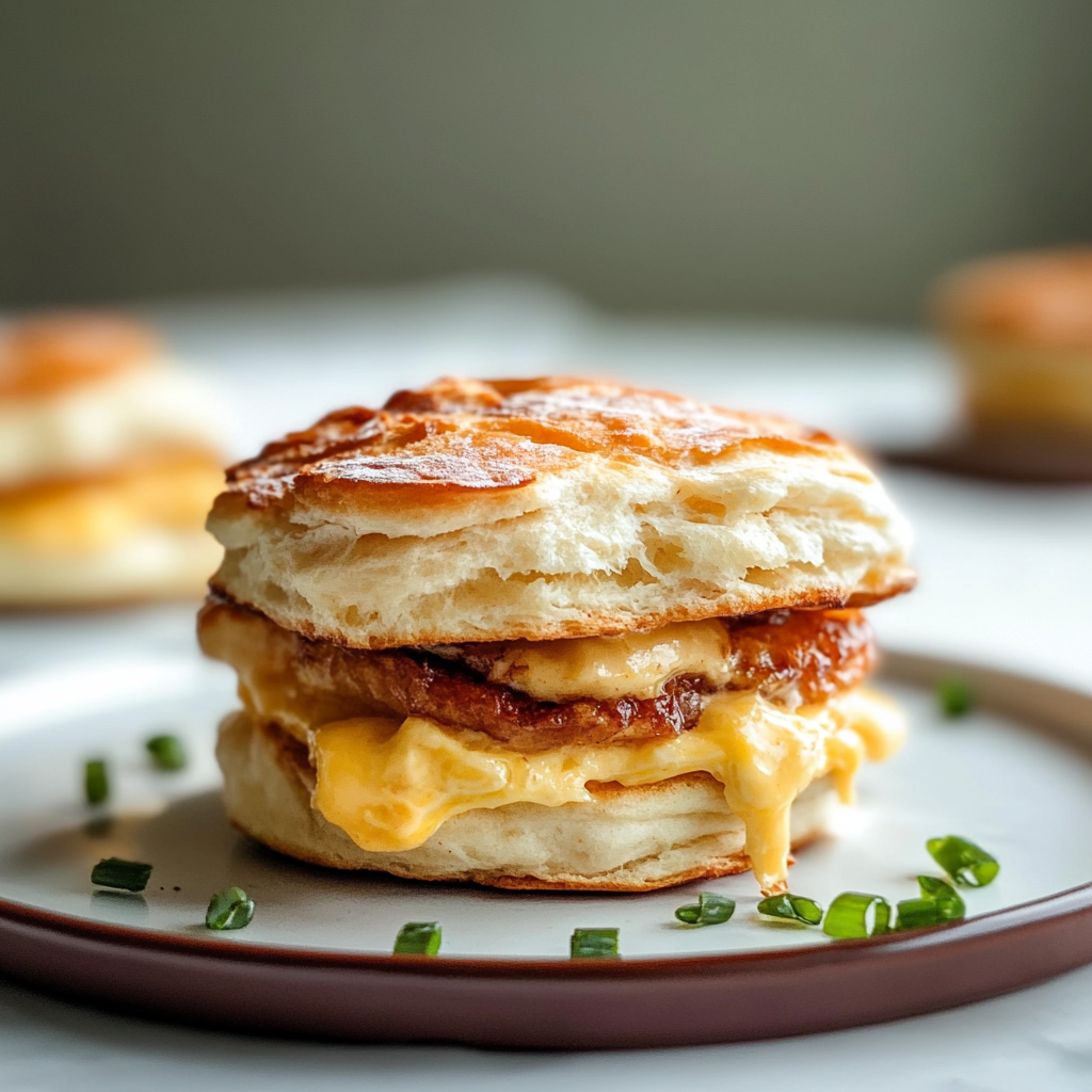 Biscuit Breakfast Sandwiches