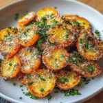 Crispy Smashed Carrots Garlic