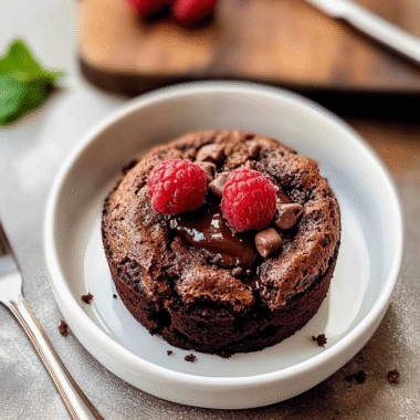 Date Night Chocolate Fudge Cakes for 2