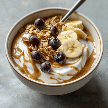 Dreamy Peanut Butter Yogurt Bowl