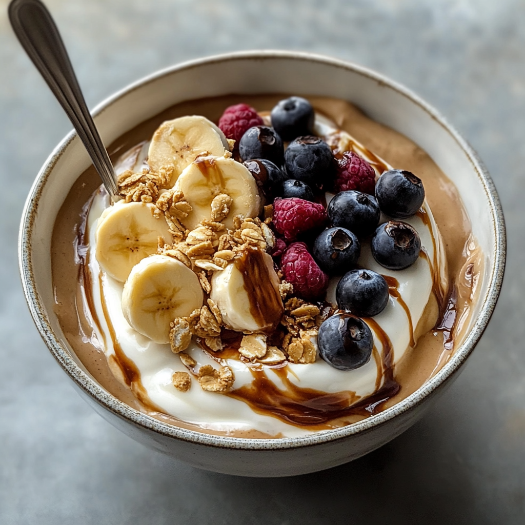 Dreamy Peanut Butter Yogurt Bowl