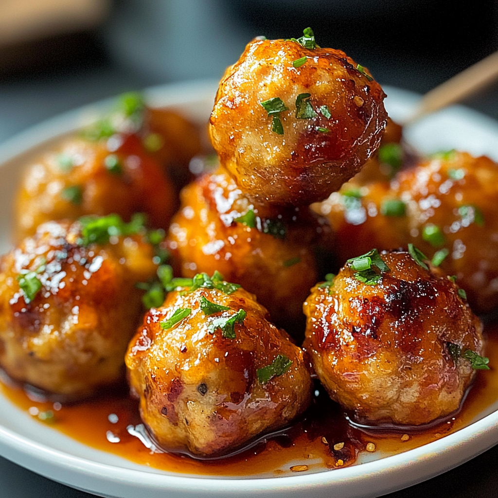 Firecracker Chicken Meatballs