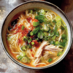Ginger Garlic Chicken Noodle Soup