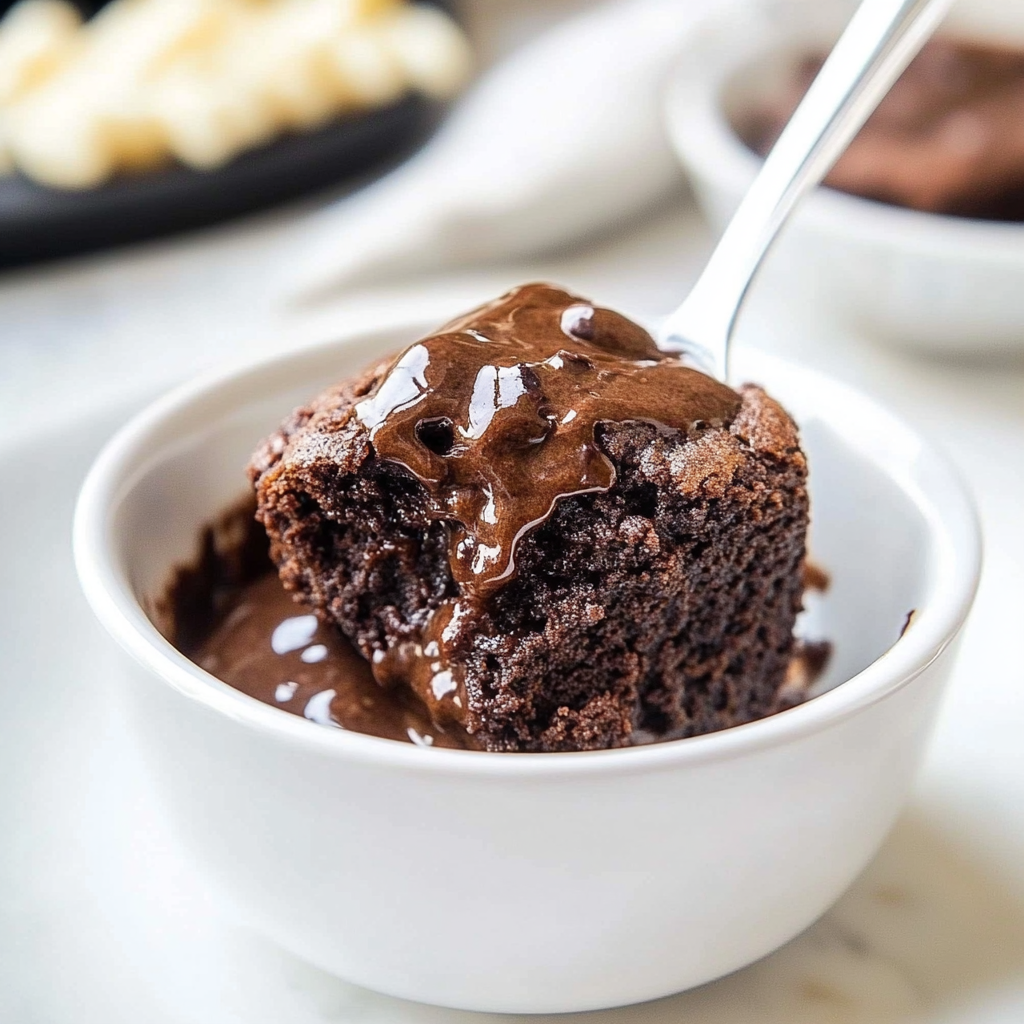 Homemade Microwave Brownie mug