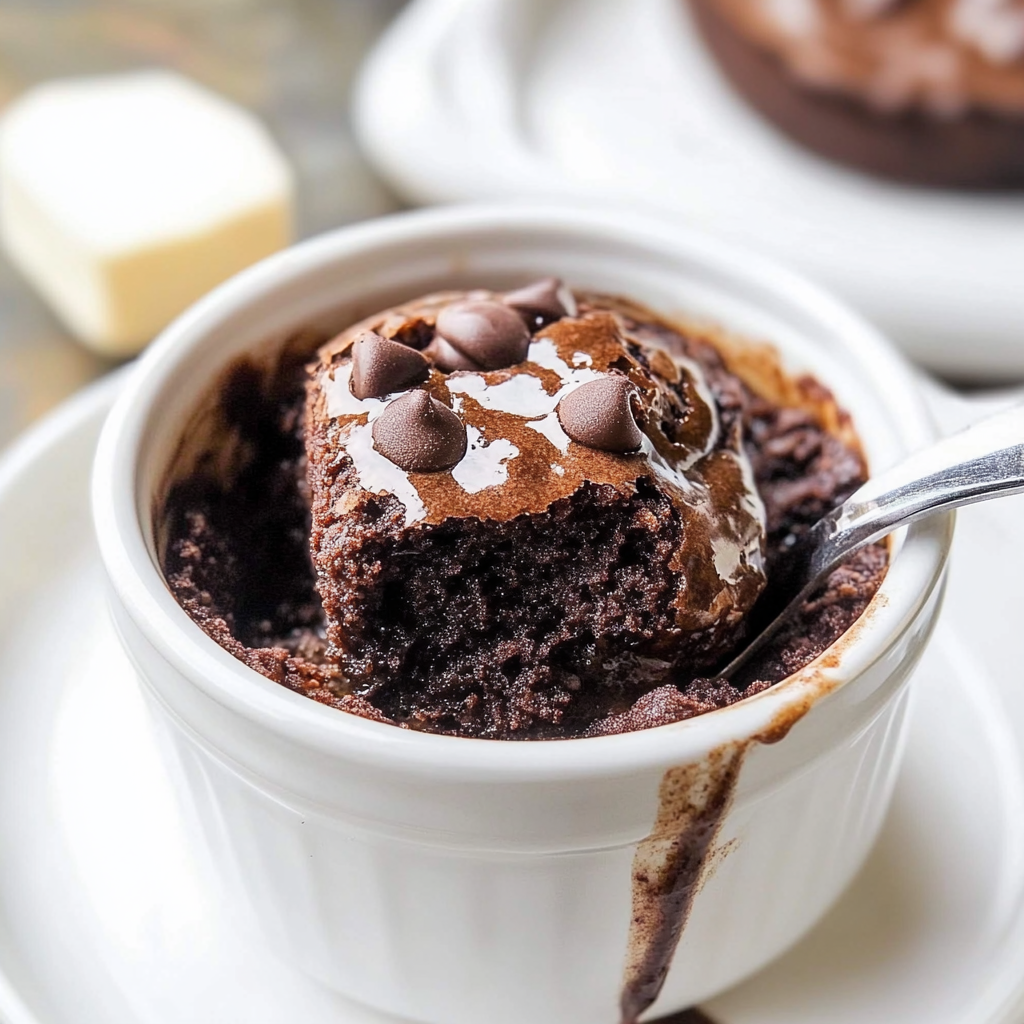 Homemade Microwave Brownie mug
