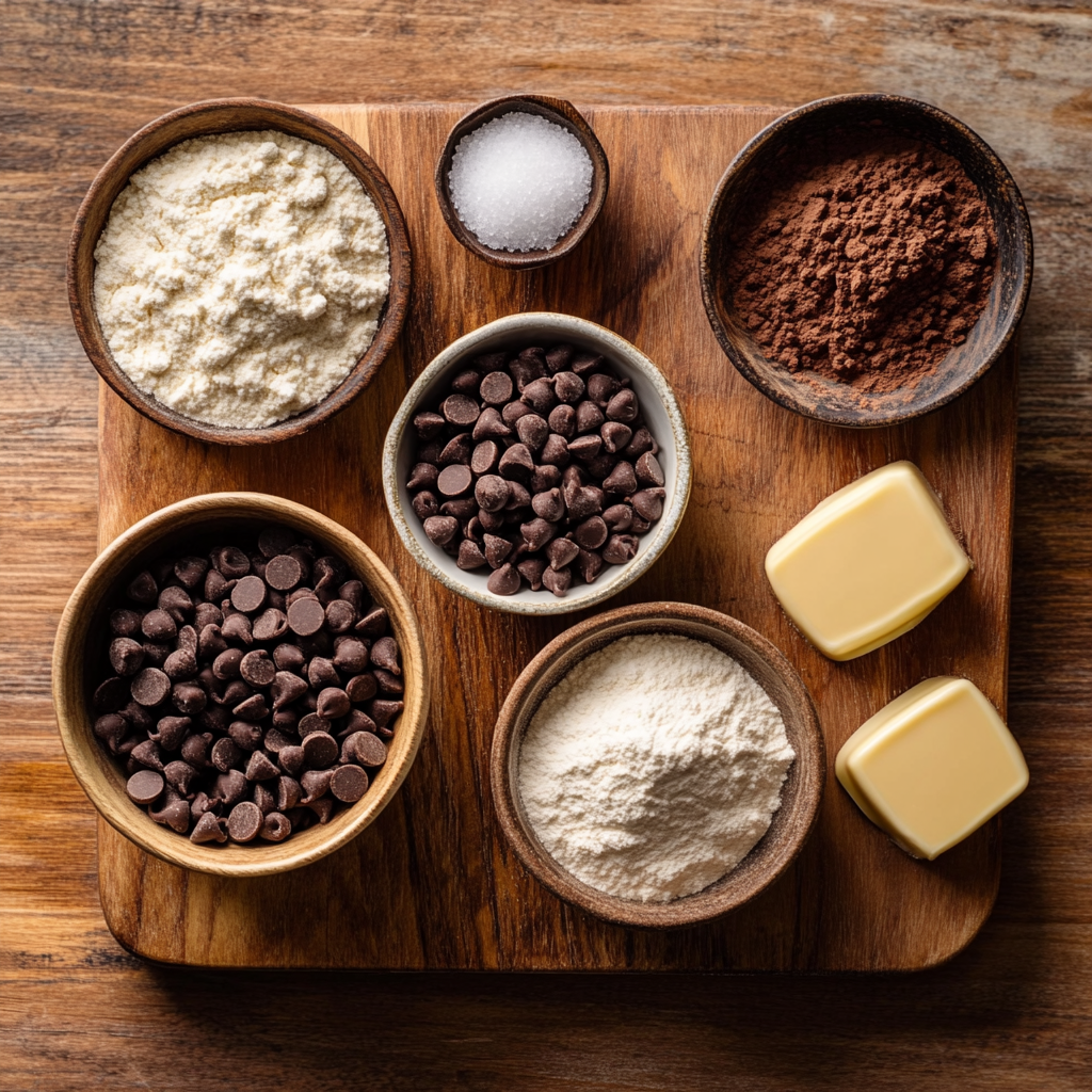 Homemade Microwave Brownie mug ingredients