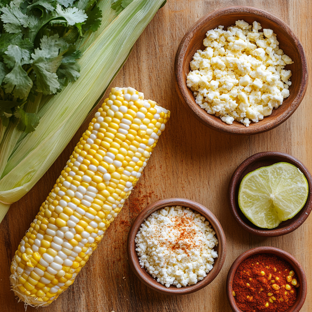 Mexican Street Corn Salad ingredients