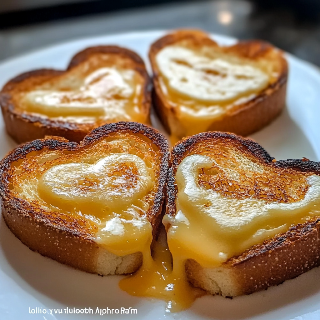 Mini Grilled Cheese Hearts