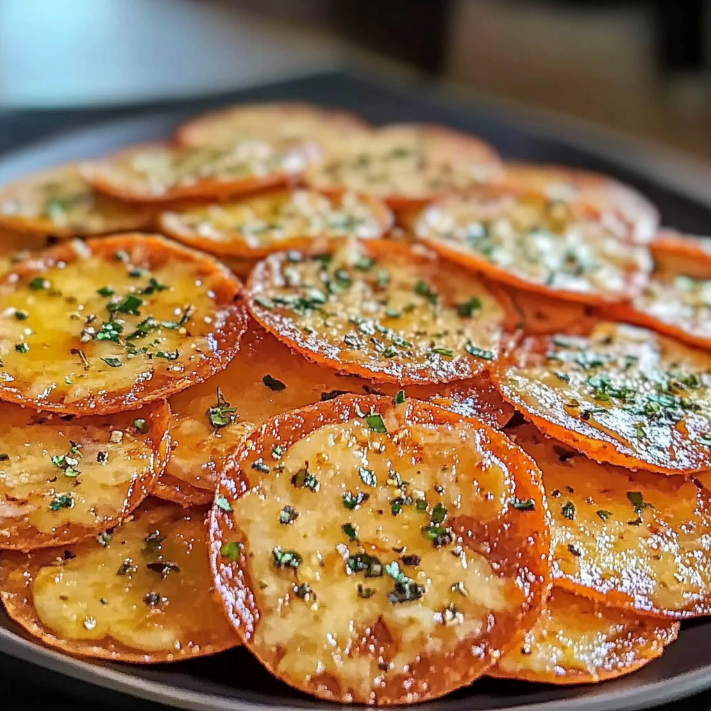 Pepperoni Cheese Crisps