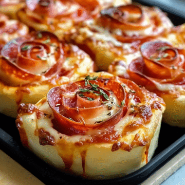 Pizza Roses for Valentine’s Day