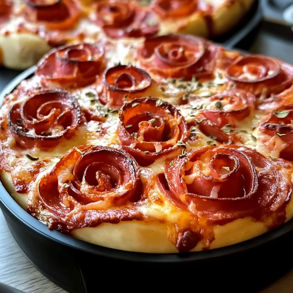 Pizza Roses for Valentine’s Day