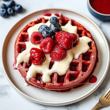 Red Velvet Waffles