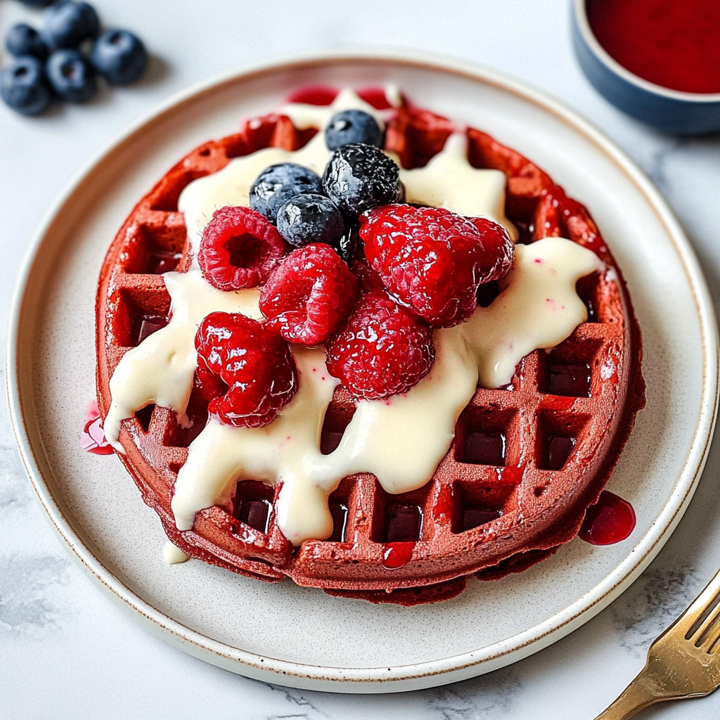 Red Velvet Waffles