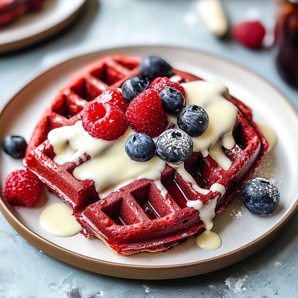 Red Velvet Waffles