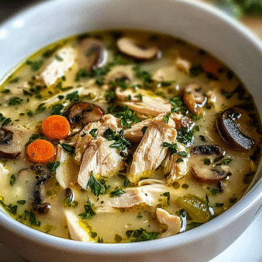 Rotisserie Chicken Mushroom Soup