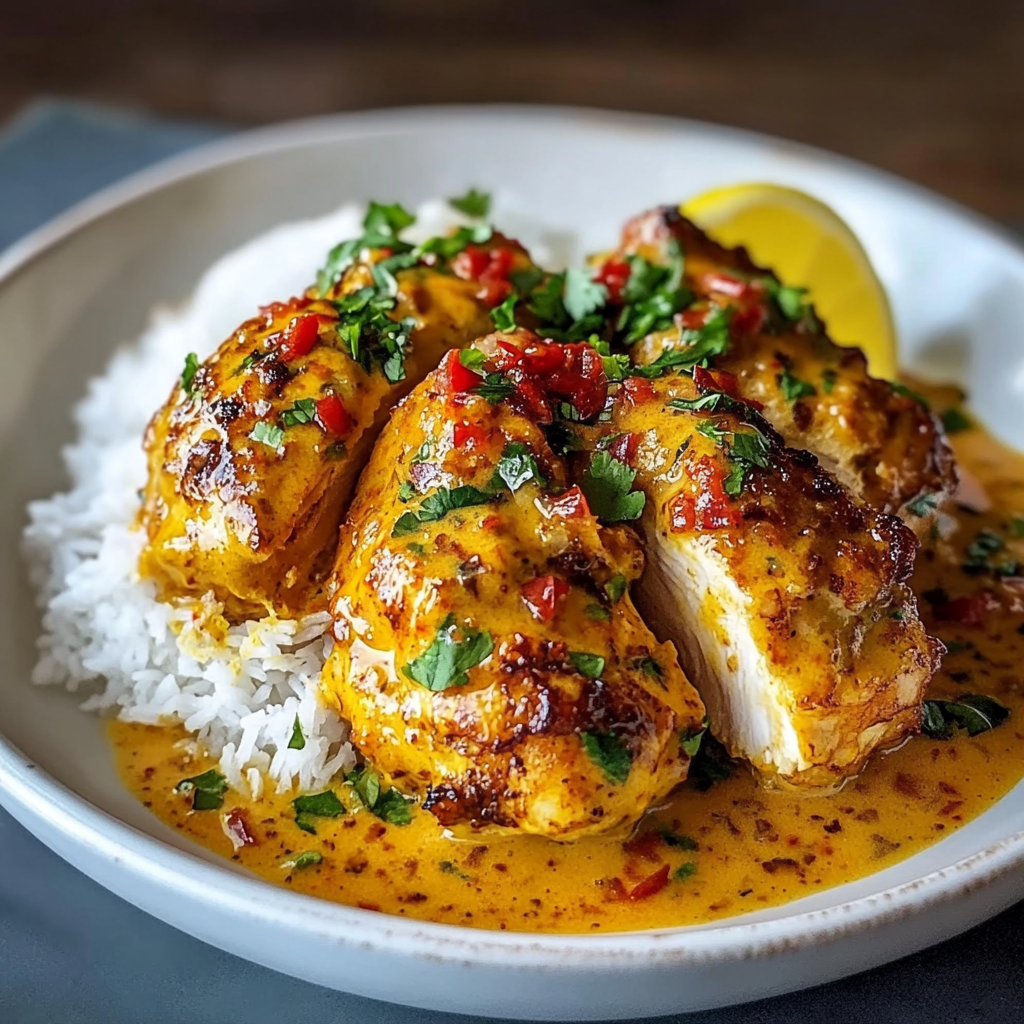 Spicy Brazilian Coconut Chicken