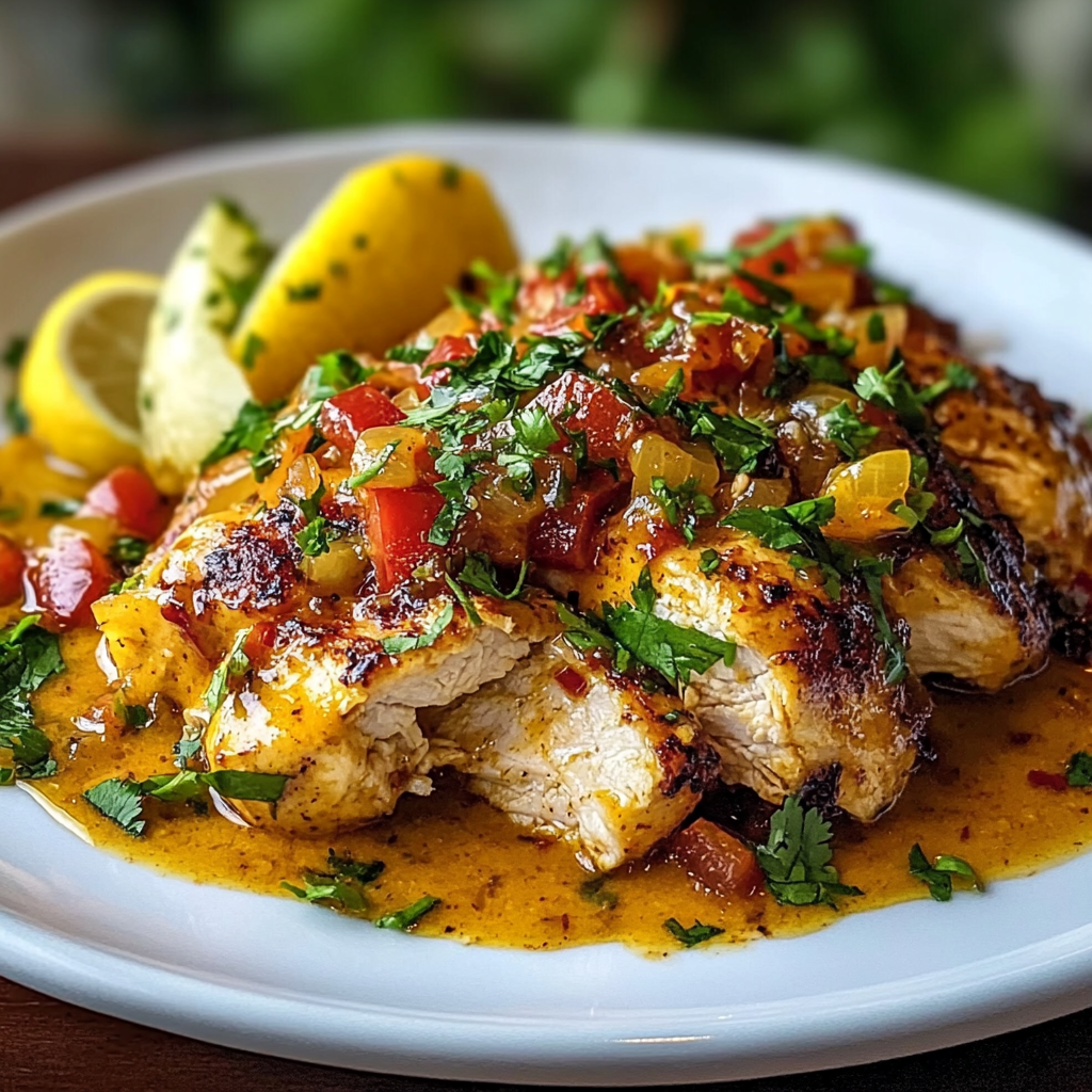 Spicy Brazilian Coconut Chicken