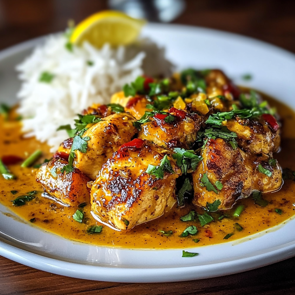 Spicy Brazilian Coconut Chicken