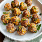 Spicy Jalapeño Popper Sausage Balls