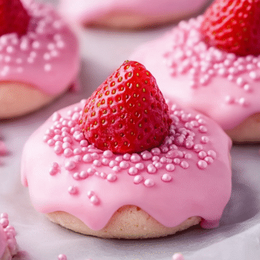 Strawberry Kiss Cookies