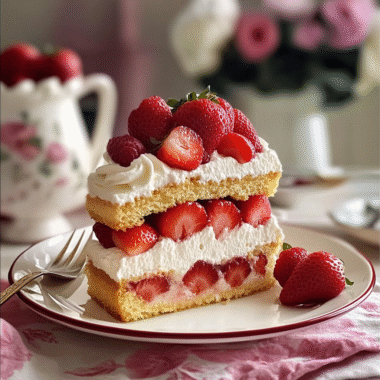 Strawberry Shortcake with Box Cake