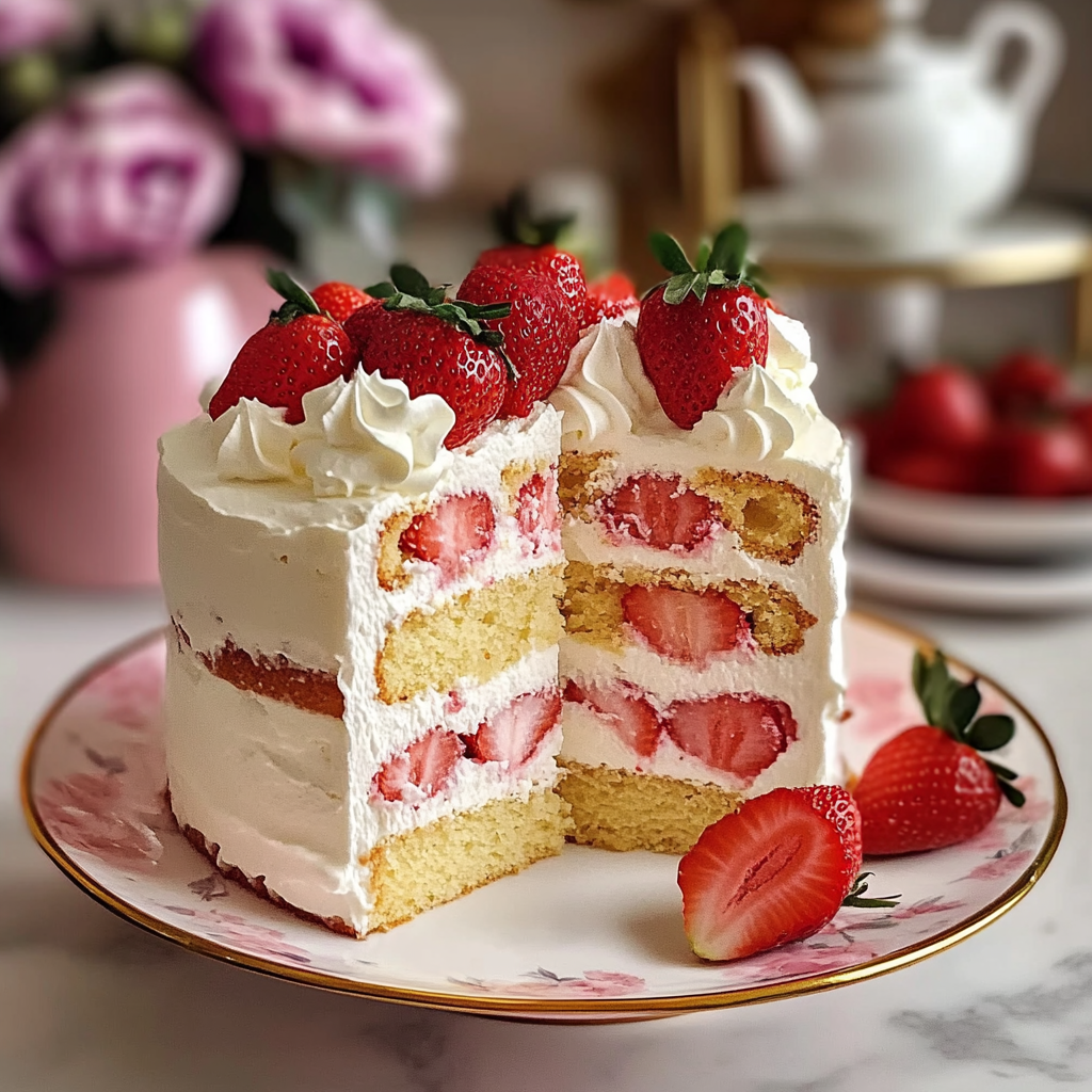 Strawberry Shortcake with Box Cake