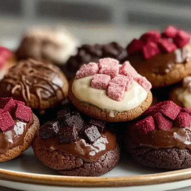 Valentine Ganache Cookies