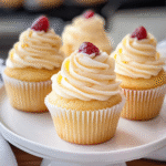 Valentine vanilla cupcakes