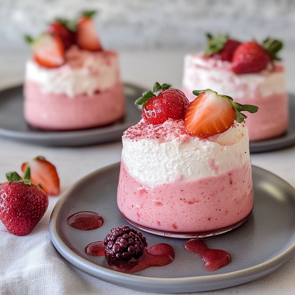 Valentine’s Strawberry mousse