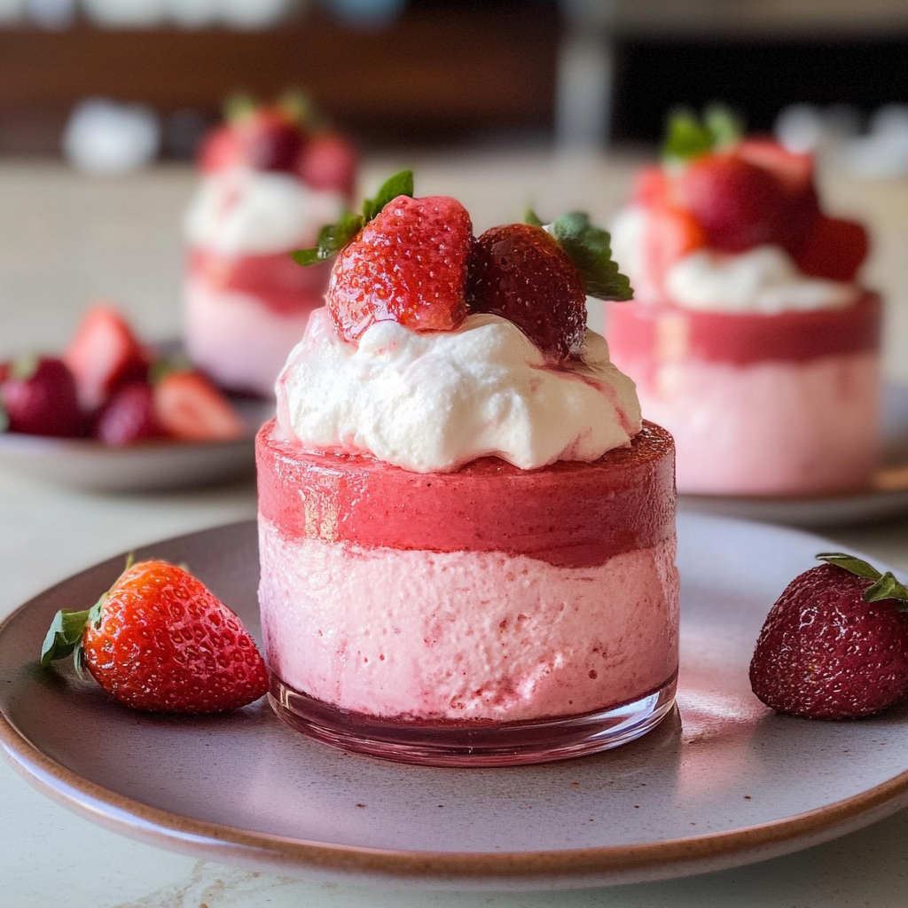 Valentine’s Strawberry mousse