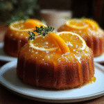 orange ginger honey cakes